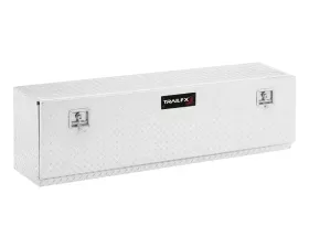 TrailFX Top Mount Sgl Door Dia Tread Bright Pol 16 Gauge Alum 60x13x17 7.8 Cubic Ft Cap